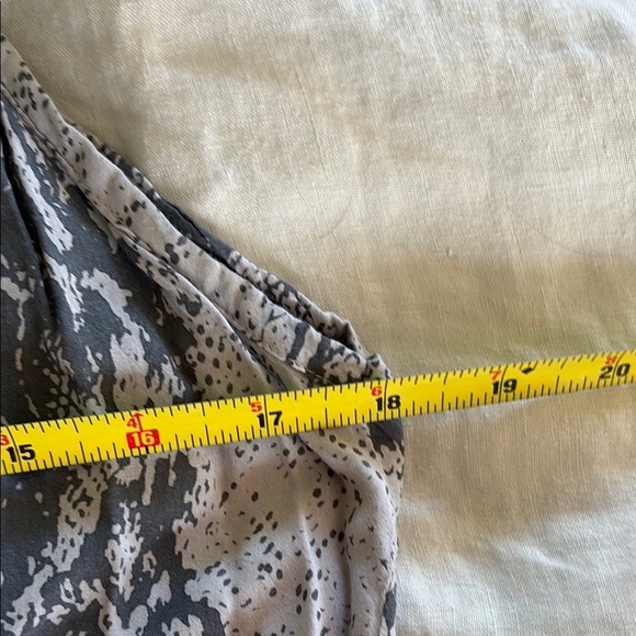 Free People Gray and White Snake Print Maxi Dress Sequins Size S - Picture 7 of 7